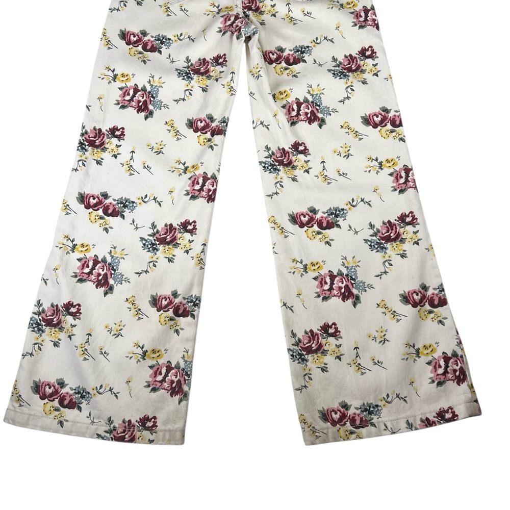 ROLLA’S High Rise Wide Leg Floral Print Jeans - Picture 8 of 16